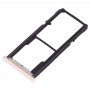 SIM Card Tray + SIM Card Tray + Micro SD Card Tray for Asus Zenfone 4 Selfie ZD553KL / ZB553KL (Gold)