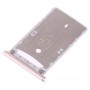 Plateau de carte SIM + plateau de carte SIM / plateau de carte micro SD pour Asus Zenfone 3 ZE552KL / ZC500TL / ZE520KL (or rose)