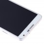ギャラクシー注3 / N9005（3G版）（ホワイト）のためのフレーム＆サイドキー（TFT材料）で液晶画面とデジタイザのフルアセンブリ