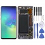 LCD Screen and Digitizer Full Assembly with Frame for Galaxy S10+ (Black)