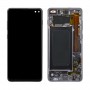 LCD-ekraan ja digiteerija Full komplekt raamiga Galaxy S10 + (must)