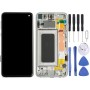 LCD Screen and Digitizer Full Assembly with Frame for Galaxy S10e (Silver)