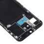 წინა საცხოვრებელი LCD ჩარჩო Bezel Plate for Galaxy A40 (შავი)
