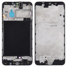 წინა საცხოვრებელი LCD ჩარჩო Bezel Plate for Galaxy A10 (შავი)