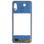 Plaque de lunette de cadre moyen pour Galaxy A30 SM-A305F / DS (bleu)