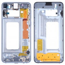Mittleres Feld-Lünette Platte mit Seitentasten für Samsung Galaxy S10e SM-G970F / DS, SM-G970U, SM-G970W (blau)