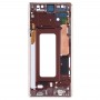 Mittleres Feld-Lünette Platte mit Seitentasten für Samsung Galaxy Note9 SM-N960F / DS, SM-N960U, SM-N9600 / DS (Gold)