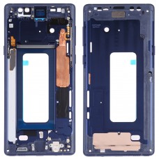 Средний кадр ободок Тарелка с боковыми клавишами для Samsung Galaxy Note9 SM-N960F / DS, SM-N960U, SM-N9600 / DS (синий)