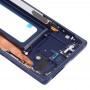 Mittleres Feld-Lünette Platte mit Seitentasten für Samsung Galaxy Note9 SM-N960F / DS, SM-N960U, SM-N9600 / DS (blau)