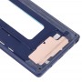 Blask ramowy Płytka bezelowa z przyciskami bocznych dla Samsung Galaxy Note9 SM-N960F / DS, SM-N960U, SM-N9600 / DS (niebieski)