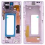 Middle Frame Bezel Plate med sidokanaler för Samsung Galaxy Note9 SM-N960F / DS, SM-N960U, SM-N9600 / DS (lila)