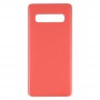 Аккумулятор Задняя крышка для Galaxy S10 (розовый)