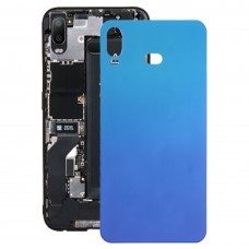 Couverture arrière de la batterie pour Galaxy A6S (Bleu)