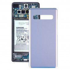 La batería cubierta trasera para Galaxy S10 5G SM-G977B / SM-G977U / SM-G977N (plata)
