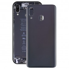 Couverture arrière de la batterie pour Galaxy A40 SM-A405F / DS, SM-A405FN / DS, SM-A405FM / DS (Noir)