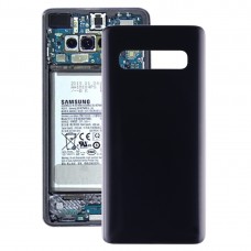 Original Batteri Back Cover för Galaxy S10 SM-G973F / DS, SM-G973U, SM-G973W (Svart)