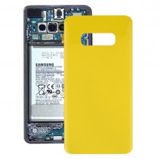 Аккумулятор Задняя крышка для Galaxy S10e SM-G970F / DS, SM-G970U, SM-G970W (желтый)