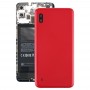 Batteribakgrund med kameralinsvagnar för Galaxy A10 SM-A105F / DS, SM-A105G / DS (röd)