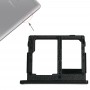 SIM Card Tray +  Micro SD Card Tray for Galaxy Tab A 8.0 / T380 / T385 (Black)