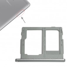 SIM-kortin lokero + Micro SD -korttilokero Galaxy Tab A 8.0 / T380 / T385 (harmaa)