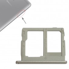 SIM Card Tray +  Micro SD Card Tray for Galaxy Tab A 8.0 / T380 / T385 (Gold)