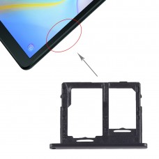 SIM-kortfack + Micro SD-kortfack för Galaxy Tab A 10,5 tum T595 (4G-version) (svart)
