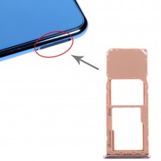 SIM Card Tray + Micro SD ბარათის უჯრა Galaxy A7 (2018) / A750F (GOLD)