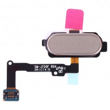 Fingerprint Sensor Flex Cable for Galaxy J7 Duo SM-J720F (Gold)