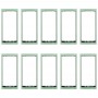 10 PCS Front Housing Adhesive for Galaxy A7 (2018) / A750