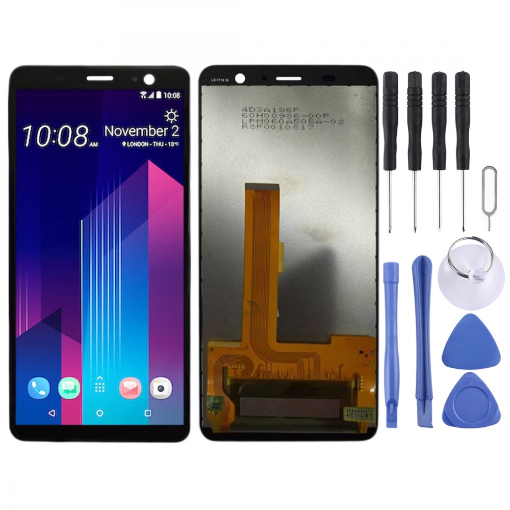 LCD Screen and Digitizer Full Assembly for HTC U11+ (Black)