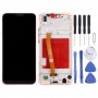 LCD Screen and Digitizer Full Assembly with Frame for Huawei P20 Lite / Nova 3e(Pink)