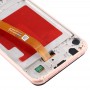 LCD-näyttö ja digitaitsi koko kokoonpano runkolla Huawei P20 Lite / Nova 3E (vaaleanpunainen)