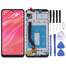 LCD Screen and Digitizer Full Assembly with Frame for Huawei Y7 Prime (2019) (Black)