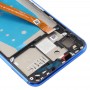LCD-skärm och digitizer Fullständig montering med ram för Huawei Nova 3i (blå)