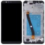 Pantalla LCD y digitalizador Asamblea con marco completo para Huawei Honor 7X (Negro)