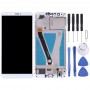 LCD Screen and Digitizer Full Assembly with Frame for Huawei Enjoy 8 Plus(White)
