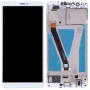 LCD Screen and Digitizer Full Assembly with Frame for Huawei Enjoy 8 Plus(White)