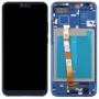ЖК-экран и дигитайзер Полное собрание с рамкой для Huawei Honor 10 (синий)