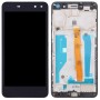 LCD Screen and Digitizer Full Assembly with Frame for Huawei Y5 (2017)(Black)