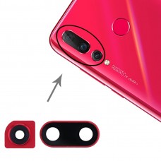 Kryt objektivu fotoaparátu pro Huawei Nova 4 (červená)