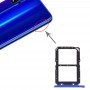 Bandeja de tarjeta SIM + bandeja de tarjeta SIM para Huawei Honor 20 (azul)