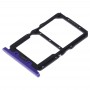 SIM-kortin lokero + NM-korttilokero Huawei Nova 5: lle (violetti)
