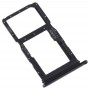 SIM Card Tray + SIM Card Tray / Micro SD Card Tray for Huawei Nova 5i (Black)