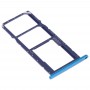 SIM-Karten-Behälter + SIM-Karten-Behälter + Micro-SD-Karten-Behälter für Huawei Y7 (2019) / Y7 Pro (2019) / Y7 Prime (2019) (blau)