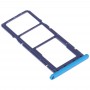 SIM-Karten-Behälter + SIM-Karten-Behälter + Micro-SD-Karten-Behälter für Huawei Y7 (2019) / Y7 Pro (2019) / Y7 Prime (2019) (blau)