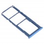 SIM-Karten-Behälter + SIM-Karten-Behälter + Micro-SD-Karten-Behälter für Huawei Y9 (2019) (blau)