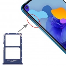 Zásobník SIM karty + NM karta Zásobník pro Huawei Mate 30 Lite (modrá) 