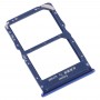 SIM Card Tray + NM Card Tray for Huawei Mate 30 Lite (Blue)
