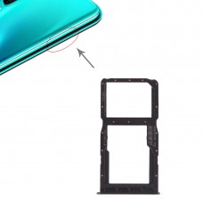Bandeja Bandeja de tarjeta SIM + Tarjeta SIM / tarjeta Micro SD para Huawei P30 Lite (gris)