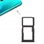 SIM Card Tray + SIM ბარათის Tray / მიკრო SD ბარათი Huawei P30 Lite (რუხი)